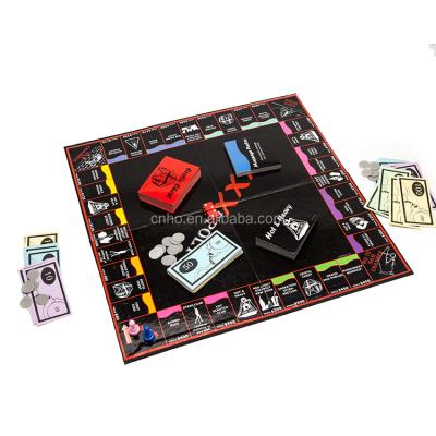 China Customized 2022 paper popular adult board game on vacation for sale