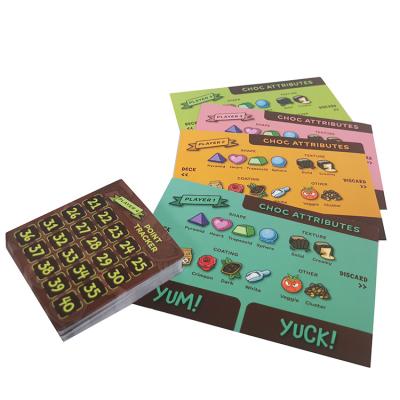 China Customized Logo Board Game China Supplier Printing Paper Cards Paper Board Game For Ages 10+ for sale