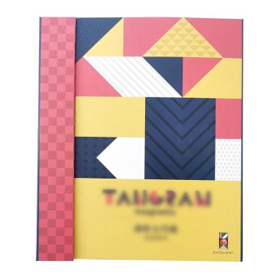 China Custom Tangram Paper Magnetic Jigsaw Puzzle 3D Puzzle Game Magnetic Jigsaw Board Game Kids for sale