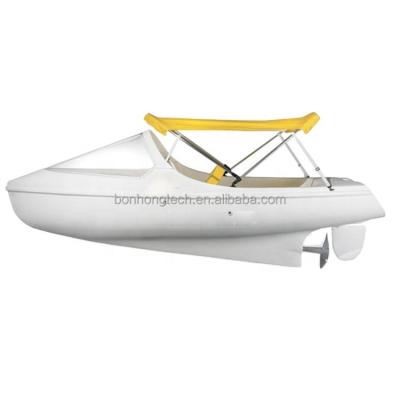 China Sightseeing Bonhong Custom Inflatable Water Pedal Bike Boat Water Sports Equipment Inflatable Floating Pedal Bicycle Aluminum Alloy for Sale for sale