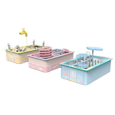 China Hot Selling Bonhong Kids Playground Water Park Indoor Game Mini Water Table Indoor Interactive Game For Kids for sale