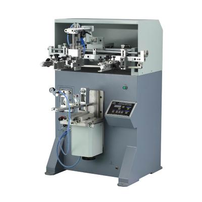 China Factory GYS-400 semi automatic cylindrical silk curved paper cup screen printing machine for sale