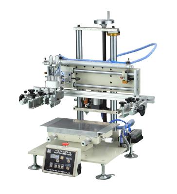 China Flat Layer Surface Light Weight Table Top 1 Color Plastic Card Silk Screen Flatbed Printing Machine for sale