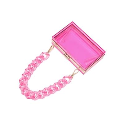 China Hot Selling Fashion Designer Fashion Designer PVC ABS Purses And Handbags For Women for sale