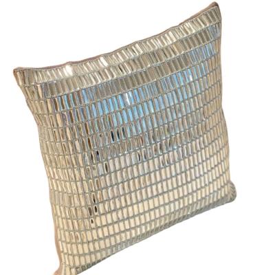 China Modern Pillow Cover Design Customer Case Pillow Bling Decorations Rhinestone Home Cushion Cover for sale