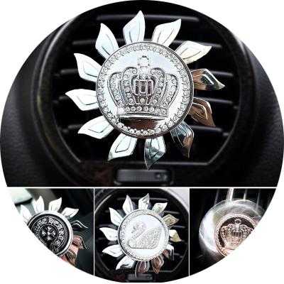 China Beautiful Eco-friendly Car Air Freshener Sun Car Outlet Decoration Rhinestone Car Air Freshener for sale