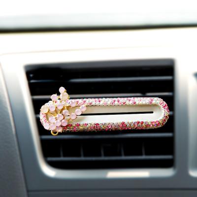 China High Quality Custom Made Eco-Friendly Car Air Freshener Crysta Rhinestone Air Freshener For Car for sale