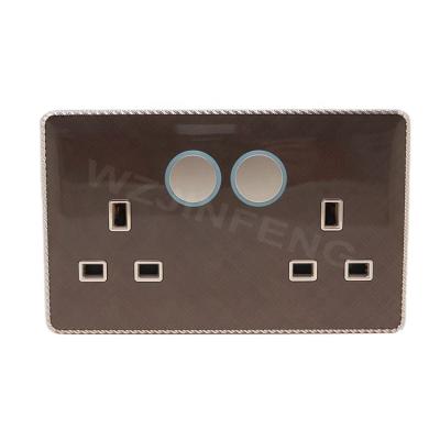 China Jordan UK Socket Power Outlet Residential / General Purpose Wall Outlet for sale