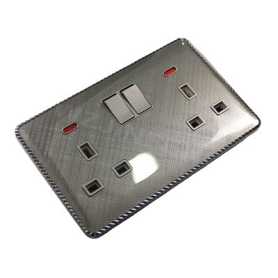 China Residential / General Purpose Household Outlet Wall Switch And Socket Switch Electrical Material Outlet for sale