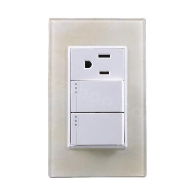 China Wall Switch Electrical Outlet Acrylic Special Design Small Widely Used Electrical Knob for sale