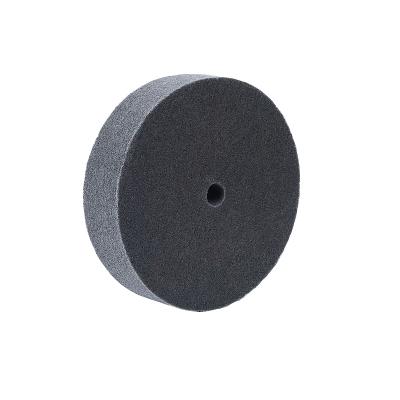 China 150*25mm Dura Fiber Wheel Nylon Abrasive Fiber Unitized Wheel For Stainless Steel Polishing Wheel for sale