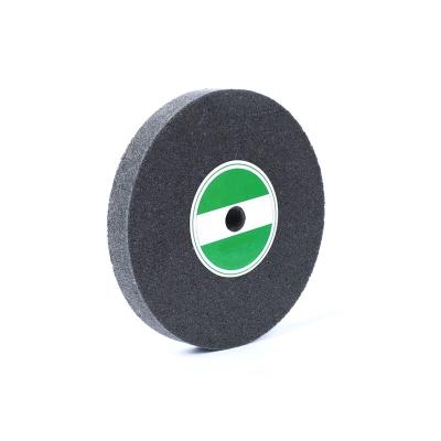 China Nylon Non Woven Fiber 300*25mm Matt Polishing Wheels Nylon Abrasive Unitized Wheel for sale