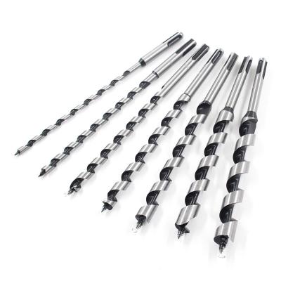 China Drilling Holes 7 Pieces Long SDS Plus Shank Carbon Steel Wood Drill Bits Set For Professional and DIY Woodworking for sale