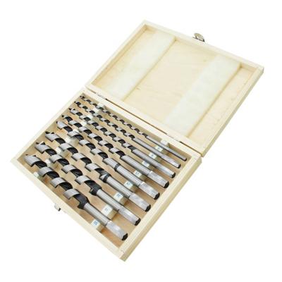 China Drilling Holes 8PCS 8mm Shank Router Bits Set With Wood Case For Professional And DIY Woodworking for sale