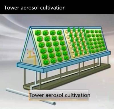 China O cultivo Soilless da eficiência elevada hidropônico cresce o cultivo do aerossol da torre à venda