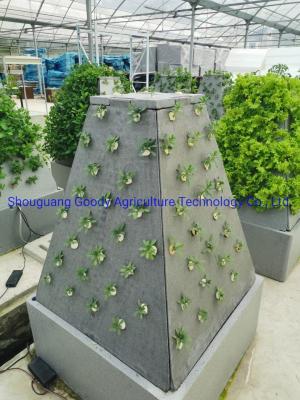 China Aerosol Cultivation Hydroponic Grow Tower For Planting Sweet Potato for sale