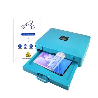 China Shatterproof Nano Glass Screen Protector Light Curing Lamp For Mobile Phone Fiilms Screen Protector UV Curing Machine for sale