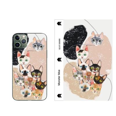 China Removable Skin Sticker Wrap 3d PVC Film Customize Back Skin Wrap Sheet Protector Skin Sticker For iPhone Credit Card Stickers Skin Back for sale