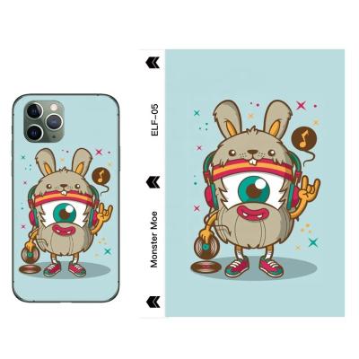 China Newest Fashinable PVP Flexible Texture Printed Mobile Phone Full Cover Back Skin Sticker For Screen Protector Cutter for sale