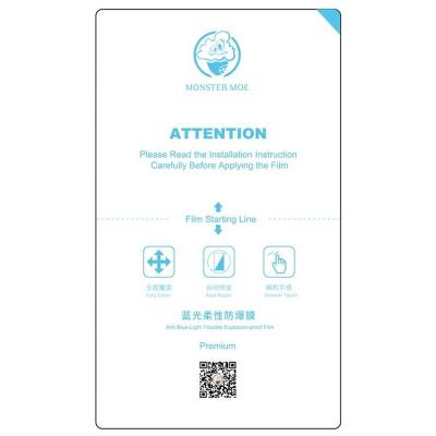 China Best Price Anti Abrasion High Quality Blue Light Film Anti Explosion Proof Screen Protector Film for sale