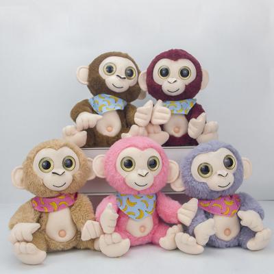 China Eco-friendly Material Hot Selling Plush Toy Monkey Music Song Toy Electric Toy Doll Plush Stuffed Monkey Talking Talking Gift For Kids for sale