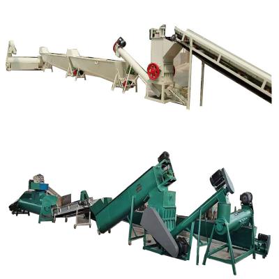 China Waste plastic bottle crusher washing machine injection plastic washing recyclling equipment to produce plastic crate for sale