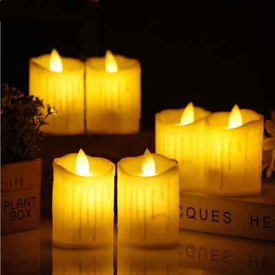 China Home Decoration Hot Selling Led Swing Candle Paraffin Wax Plastic Material Tears Dangle Flicker Church Jesus Pray Religious Service Velas Candle for sale