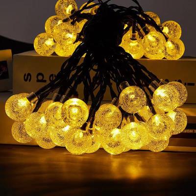 China Outdoor Solar Powered Fairy Waterproof Remote 8 Mode RF Solar String Lights Timer Festival Decoration String Lights Outdoor Solar Lights Decor for sale