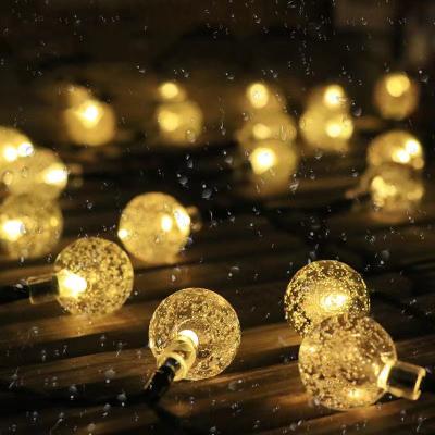 China Outdoor Solar Powered Fairy Waterproof Remote 8 Mode RF Solar String Lights Timer Festival Decoration String Lights Outdoor Solar Lights Decor for sale