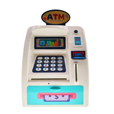 China Gift For Kids Improve-Atmosphere Cute Savings Piggy Bank Machine For Real Money For Child With Debit Card Electronic Digital Coin Bill Feeder Safe Box for sale