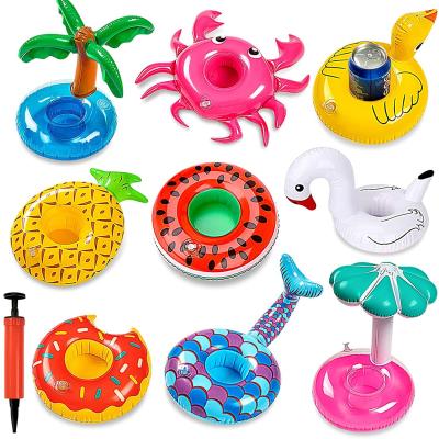 China PVC Amazon Hot Inflatable Beverage Stand Inflatable Beacon Coasters In Different Shapes For Pool Parties Suitable For Summer Pool for sale