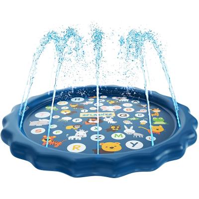 China PVC Splash Pad Sprinkler for Kids Babies and Paddling Pool for Learning 67inch Pool Inflatable Water Toys A to Z Outdoor Pool for sale