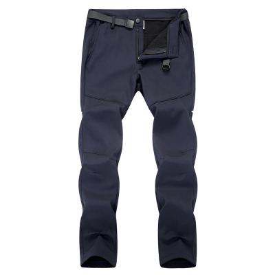 China 2021 Unisex Breathable Elastic Cotton Composite Shear Waterproof Outdoor Pants With Reflect With A Generation for sale