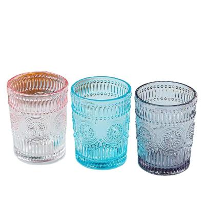 China 2023 Morden Iridescent Glass Mug Tumblers Luxury Hot Selling Wholesale Empty Gift Set for sale