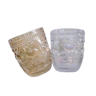 China 2023 Luxury Hot Selling Double Cups Morden Amazon Clear Glass Cup Borosilicate Glass Coffee Mug Set for sale