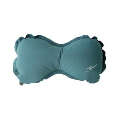 China Popular Inflatable Neck Pillow Air Filled New Fashion TPU Foam Sleep Inflatable Round Extra Light And Small Packing for sale