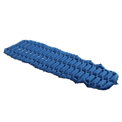 China 190T Foldable Outdoor Waterproof Nylon Pad Mat Inflatable Camping Pongee TPU Light Weight Tpu Sleep Pads for sale