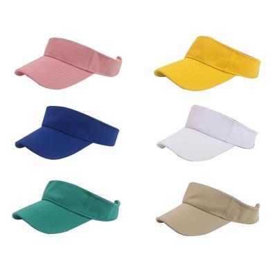 China Barber Shop Hot Selling Cheap Wholesale Custom Barber Shop Promotional Hat Sun Visor Empty Hat Kids UV Sun Protection Visor Hat for sale