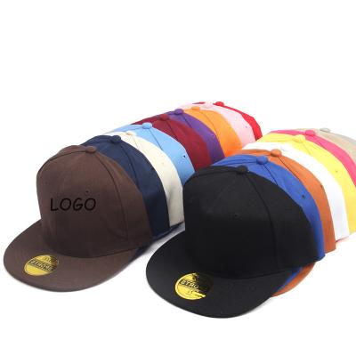 China Barber Shop Wholesale Promotional White Flat Brim 6 /5 Panel Sports Hiphop Snap Back Hat Custom Snapback Hat for sale