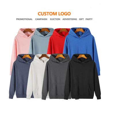 China Men's Breathable Pullover OEM Blank Customize Logo Embroidery Advertising Campaign Hooded Sweatshirt Hoodie for sale