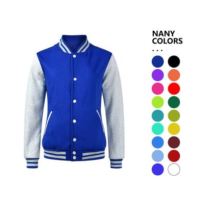 China Hot Sale Breathable Fashion Men Jacket Casual Loose Uniform Set Logo Embroidered Baseball Jacket Custom Made Promotional for sale