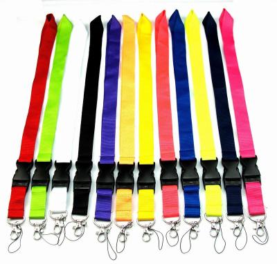 China Custom Polyester Dye Nylon Key Chain Lanyard With Logo Sublimation Nylon for sale