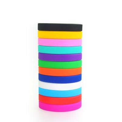 China Wholesale Cheap Bulk Campaign Custom Eco-friendly Rubber Wristband Recycled Silicone Empty Wristband For Promotion Event for sale