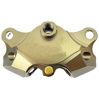 China High Quality 6061-T6 CNC Aluminum Machining Universal Motorcycle Brake Caliper Forged Aluminum Alloy Support Customization Customization for sale