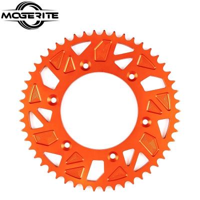 China 7075-T6 Cheap New Design Aluminum 7075 T6 50T CNC Motorcycle Chain Sprocket Kits for sale