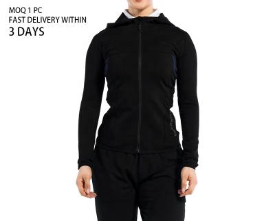 China New Custom Women's Sports Breathable Tracksuit With Jacket Pullover Top Hoodie For Winter Autumn Outside Sports for sale