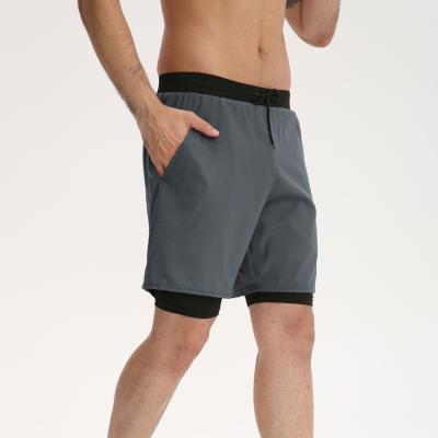 China Wholesale Anti-Wrinkle Quick Dry Men 2 In 1 Short Male Running Gym Fitness Jogging Shorts Sports Workout Shorts for sale