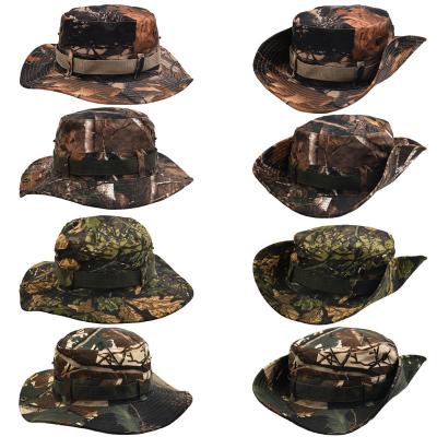 China Outdoor Hiking Fisherman Hat, Sun Hat, Sporty Rope Printing Camouflage Cowboy Hat Anorak Wholesale for sale