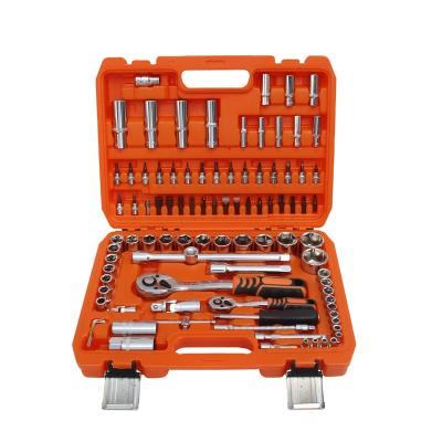 China Multifunctional Car Repair Garage Workshop 94pcs Hardware Auto Repair Ratchet Socket Wrench Car Tool Kit Tool Kit for sale