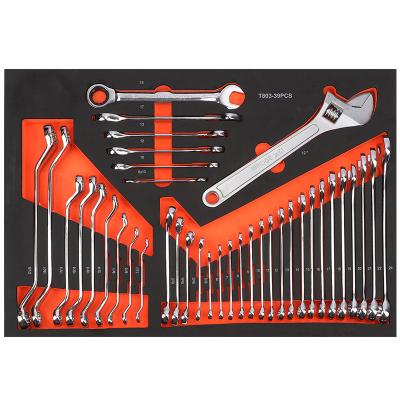 China All New 2022 Snap Ratchet Double Wrench Tool Kit 39 Pcs 6mm To 24mm Parts Diy Motorcycle Repair Fixed Tool Kit for sale